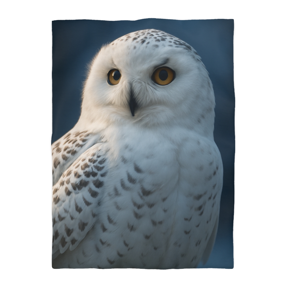 Midnight Watch Snowy Owl personalized bedding duvets