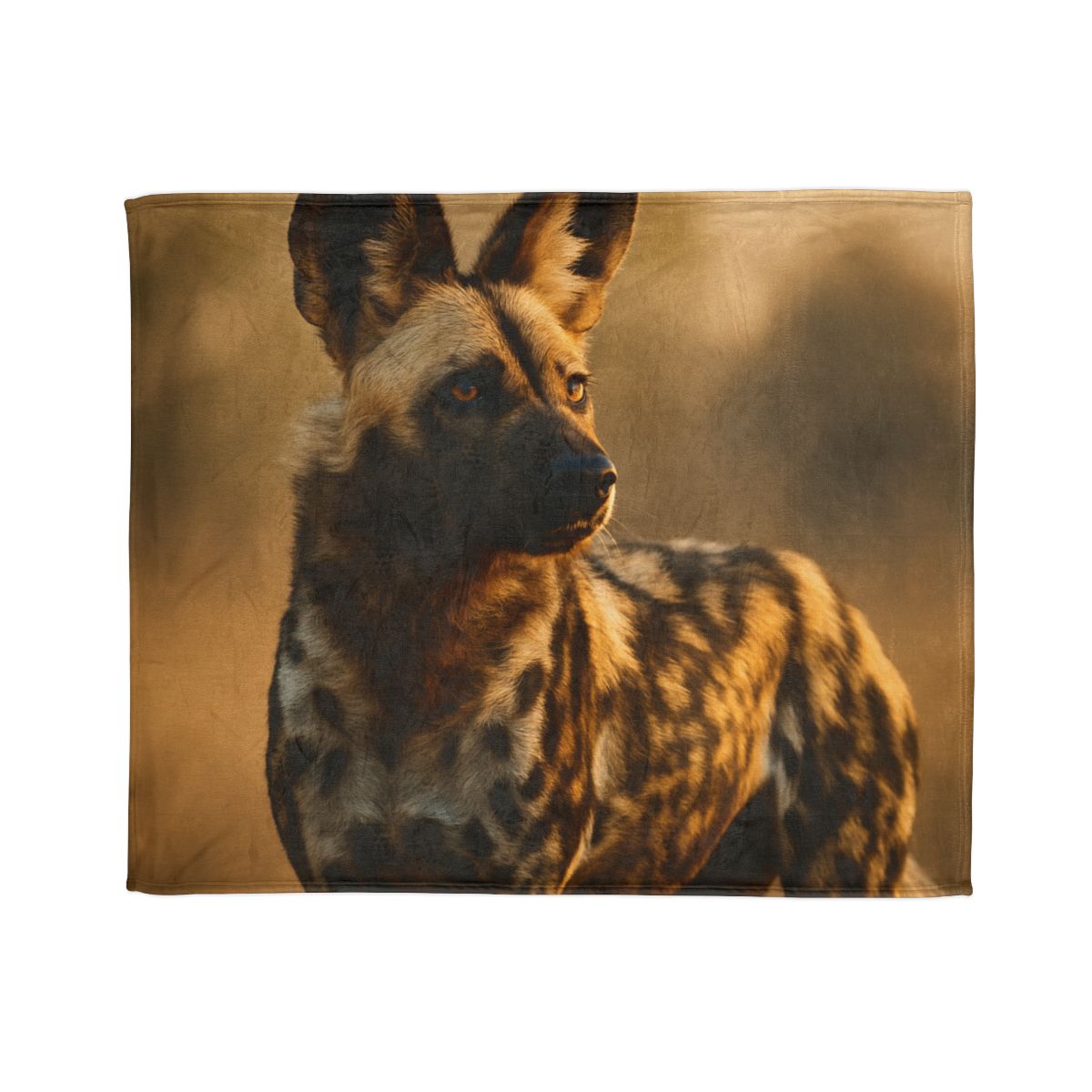 Ember Patrol African Wild Dog personalized cozy blankets
