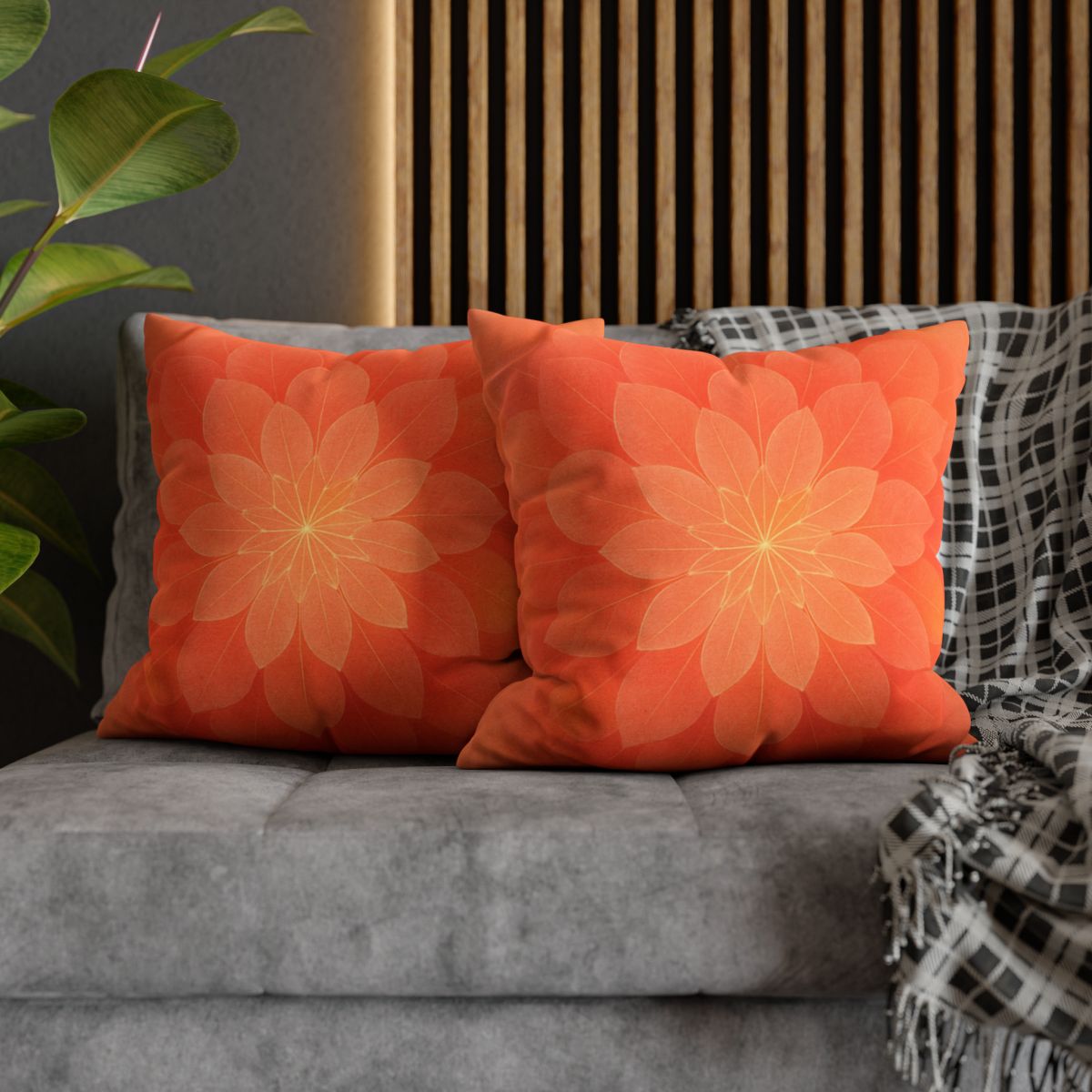 Petal Radius Kaleidoscope stylish decorative pillowcases