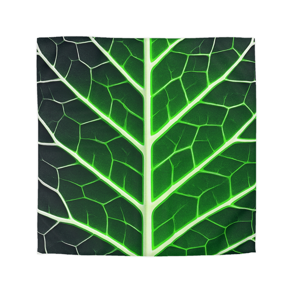 Fractaled Leaf Vein Web soft comforter duvets