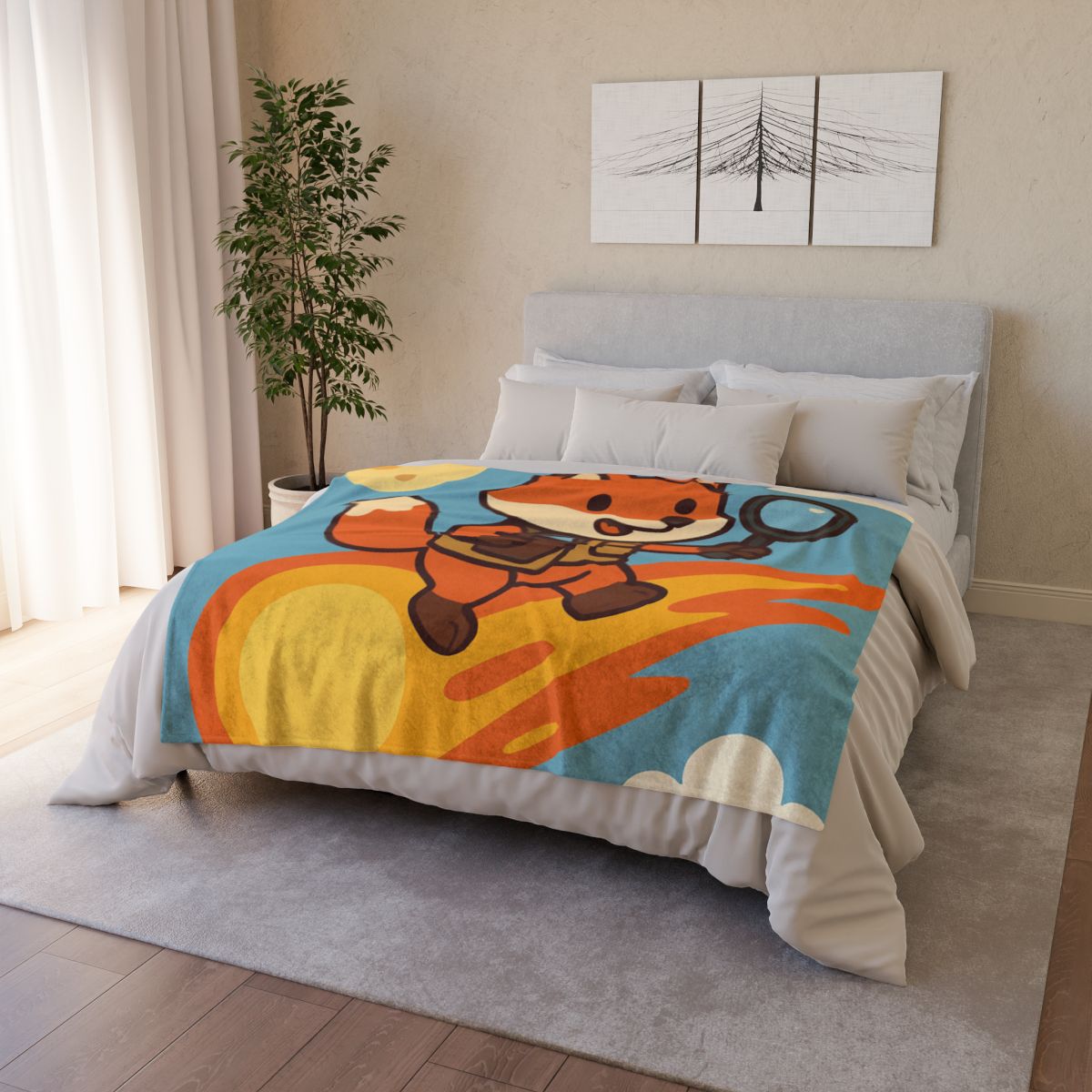 Comet Fox Explorer unique gift blankets