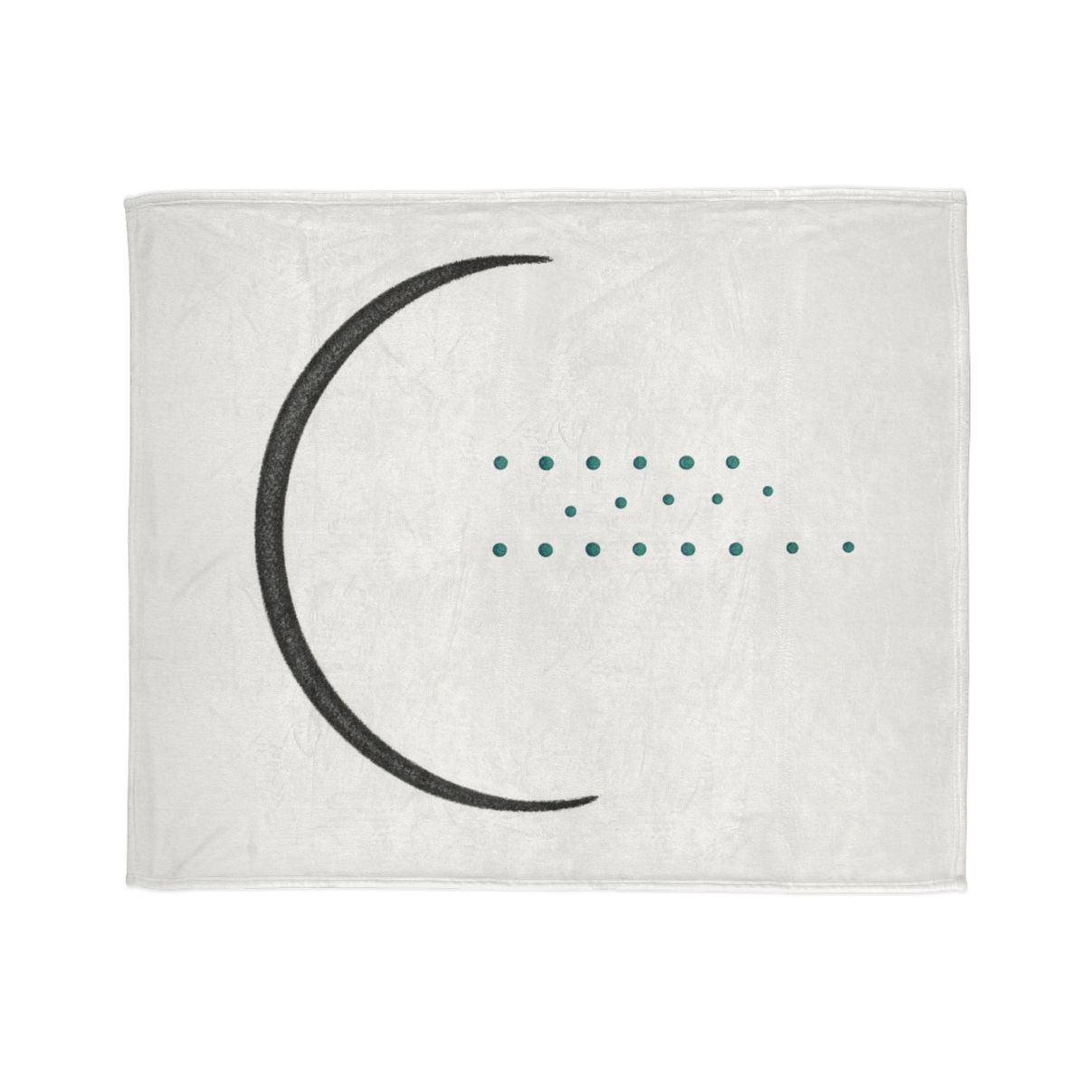 Split Crescent And Parallel Dots unique gift blankets