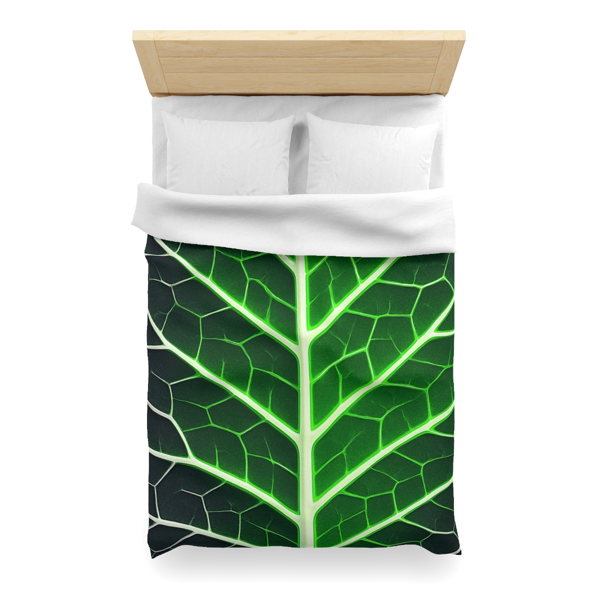 Fractaled Leaf Vein Web soft comforter duvets
