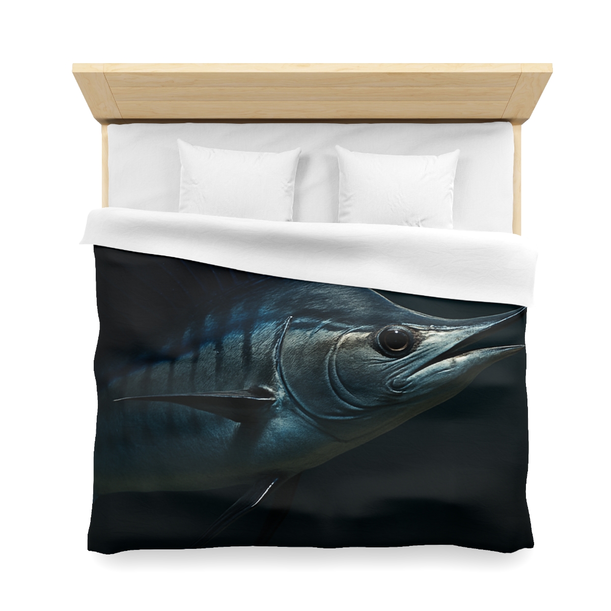 Silver Wake Sailfish unique patterned duvets