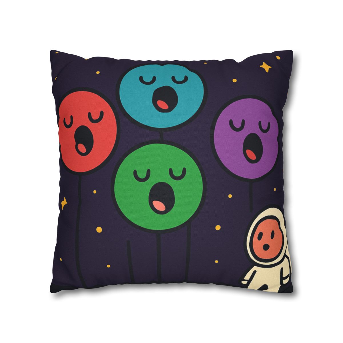 Galaxy Garden Of Singing Planets designer print pillow cases