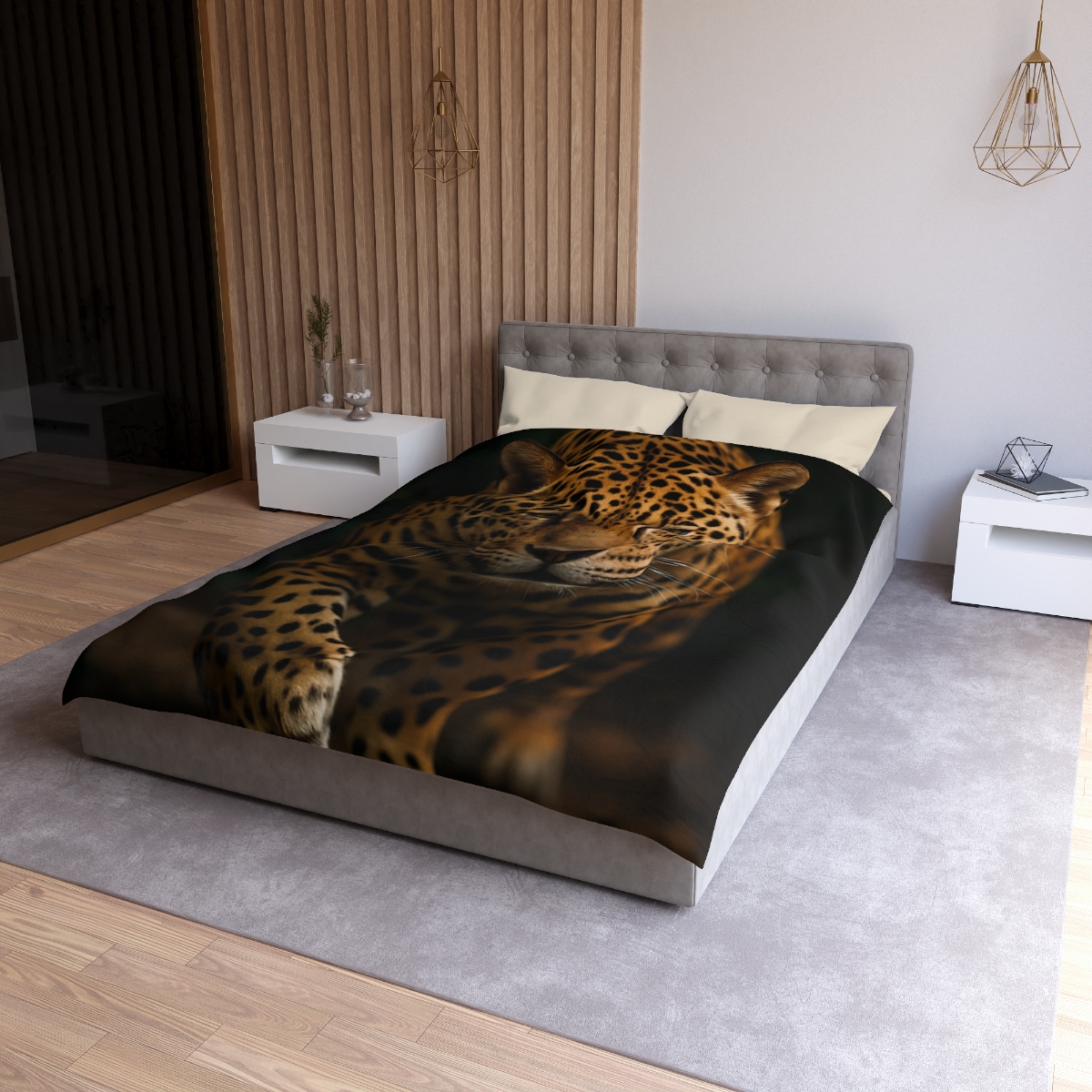 Shadow Mosaic Jaguar unique patterned duvets