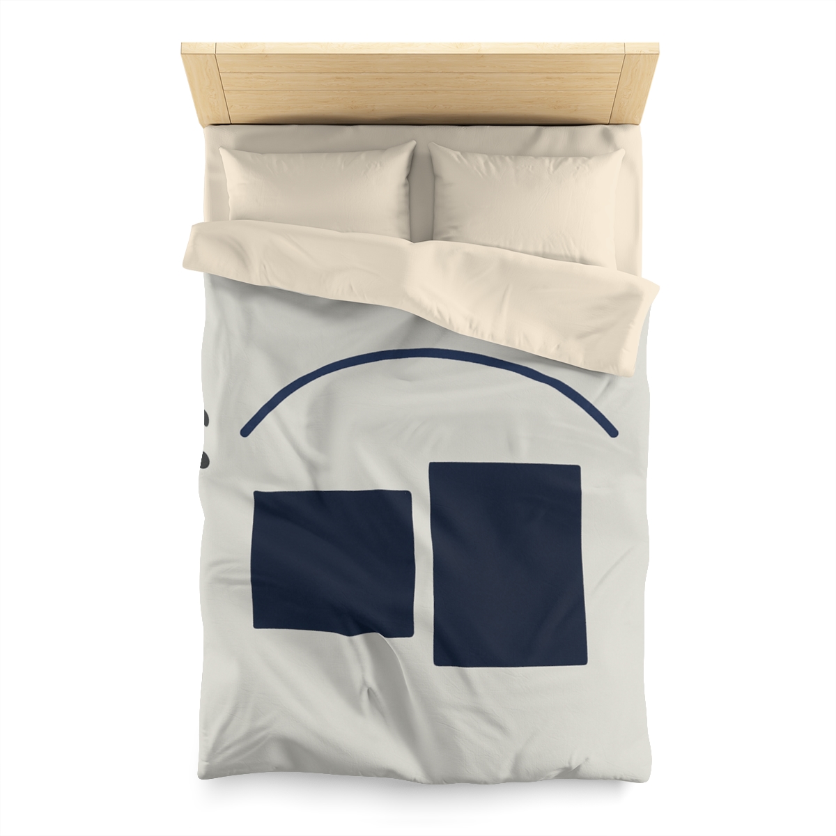 Arc Bridge Over Offset Blocks warm winter duvets