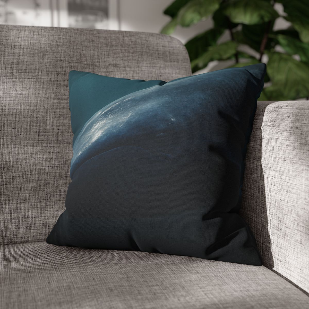 Ocean Song Blue Whale personalized pillow covers