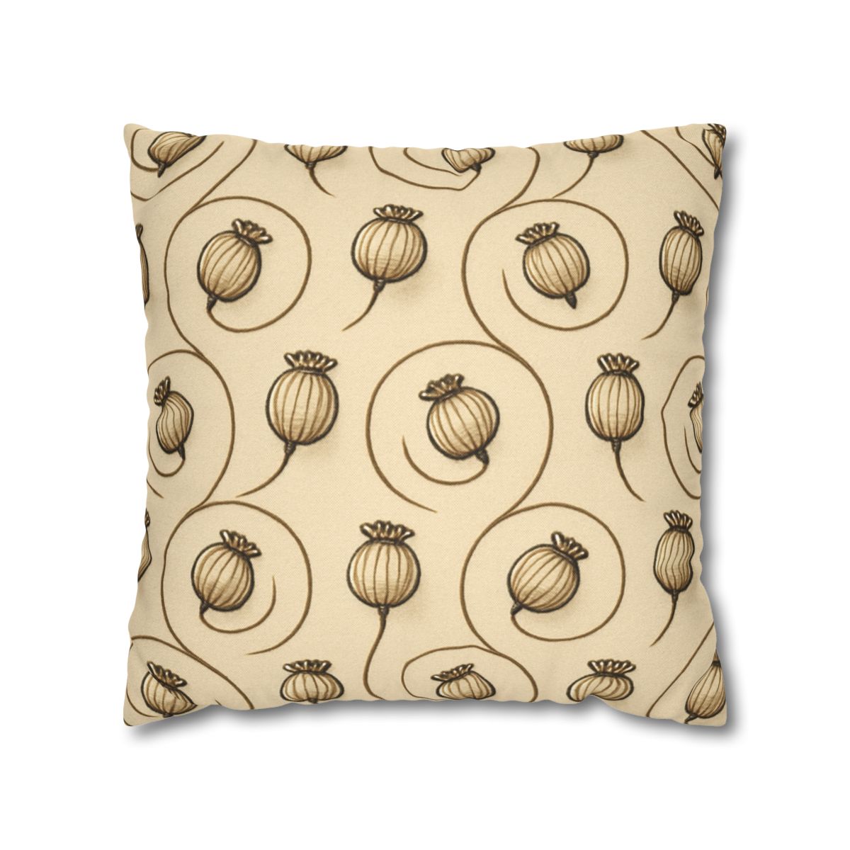 Seed Pod Spiral Ledger personalized pillow covers