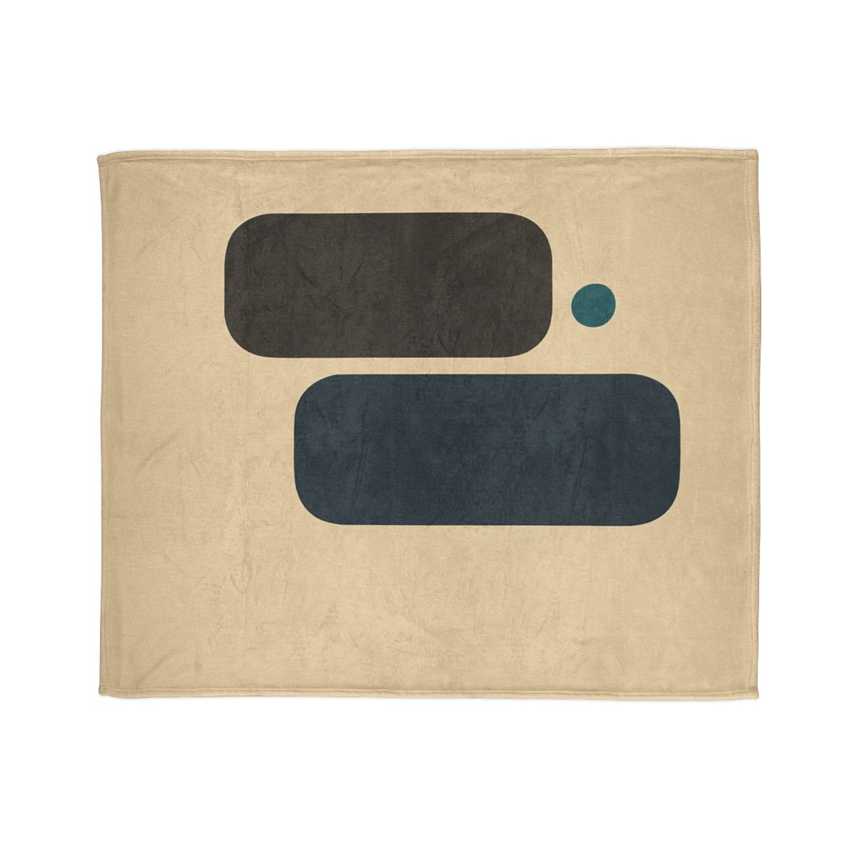 Offset Trio Of Rounded Bars trendy patterned blankets