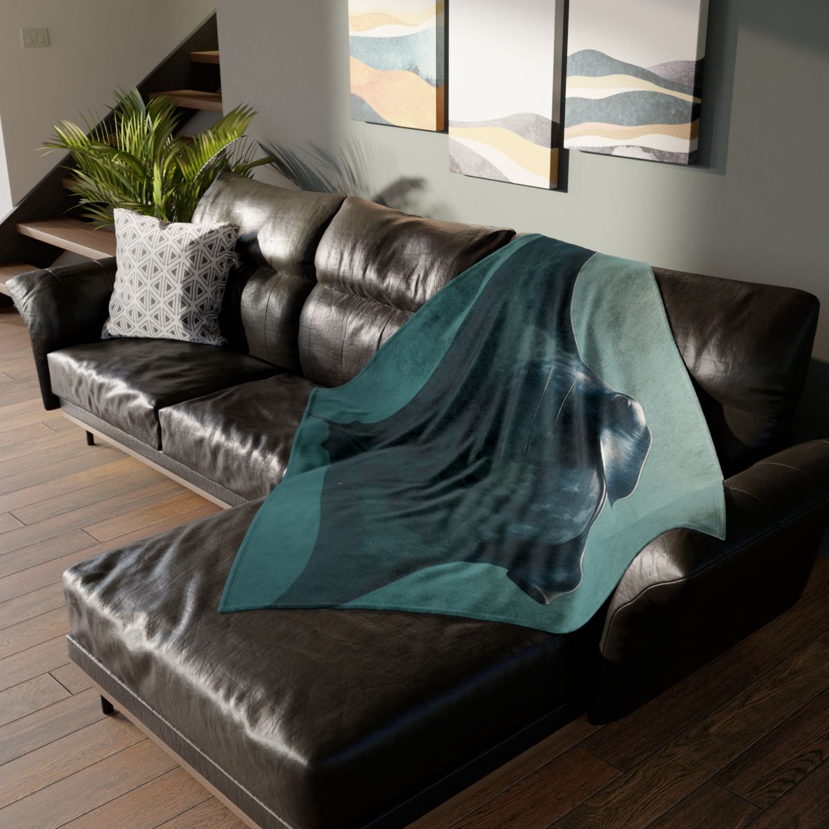 Nebula Glide Giant Manta Ray warm winter blankets