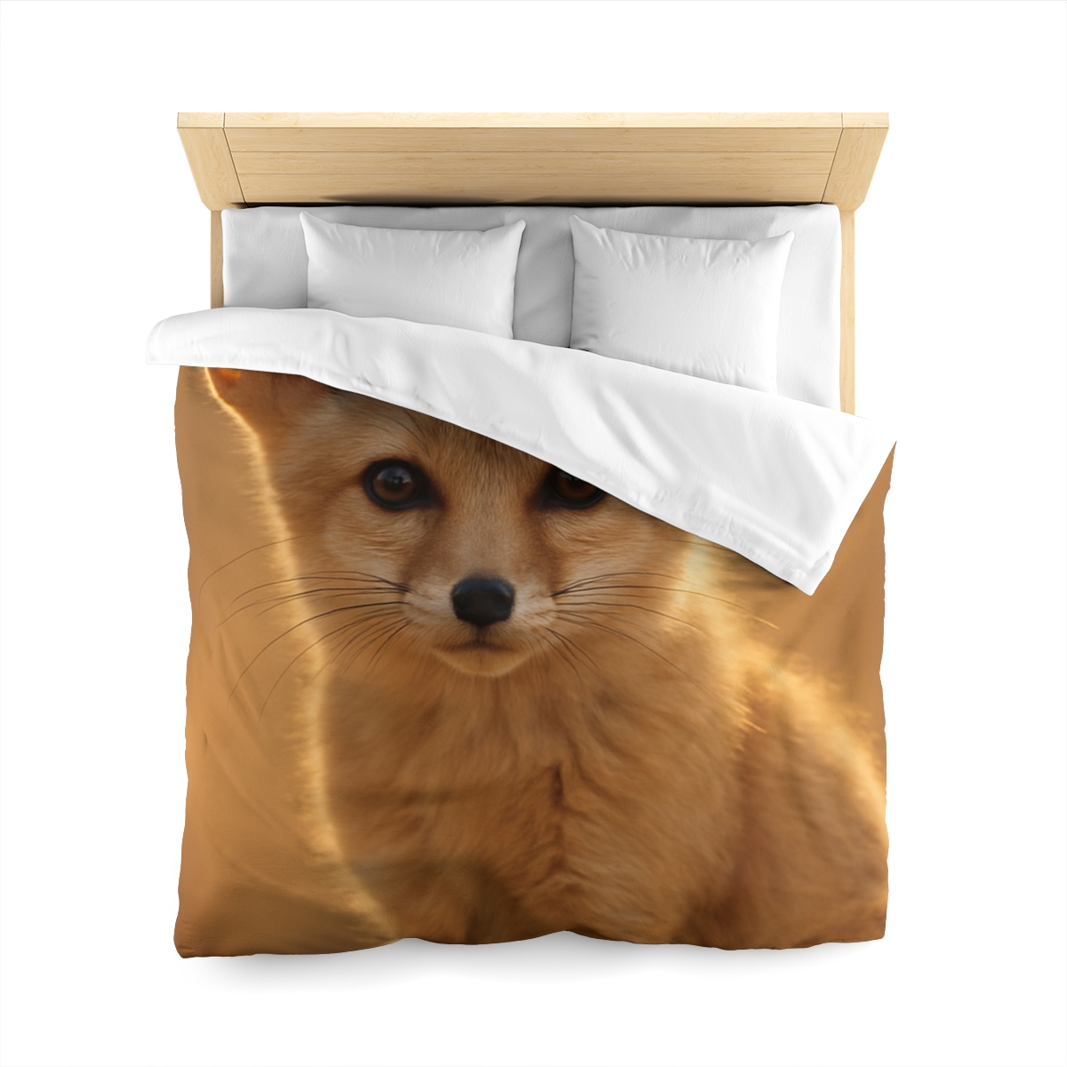 Ember Dusk Fennec Fox designer printed duvets