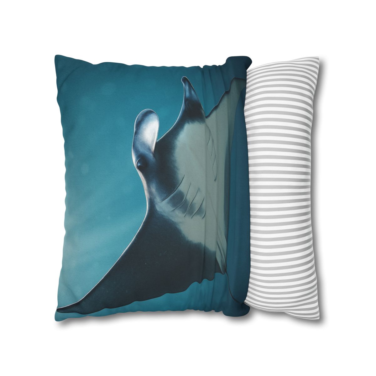 Starlit Surge Manta Ray designer print pillow cases
