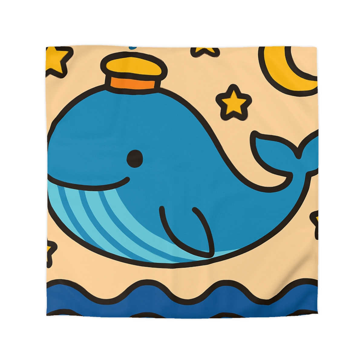 Starlight Whale Voyage custom duvets