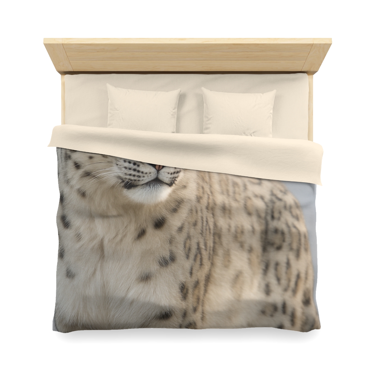 Summit Ghost Snow Leopard stylish duvet covers