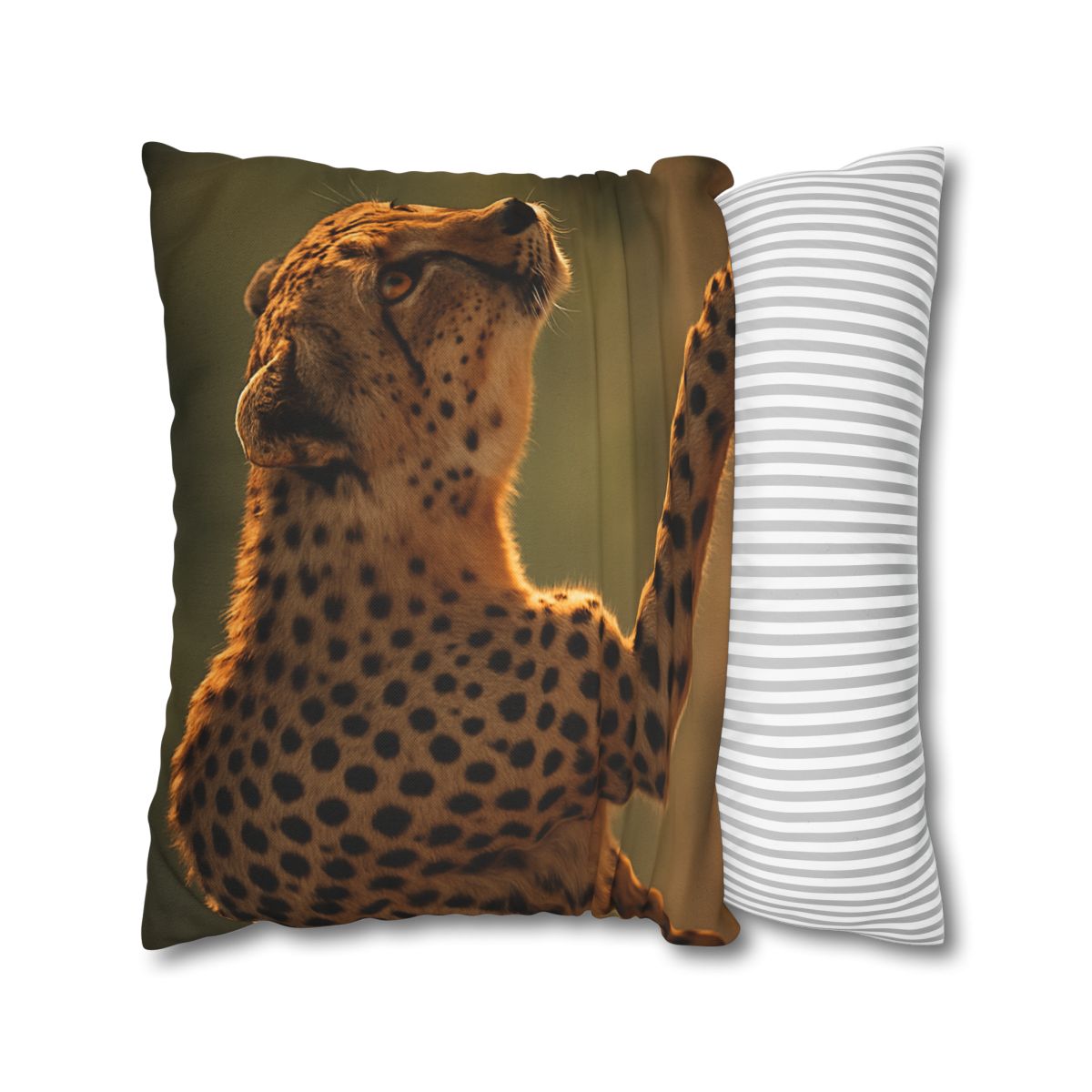 Cheetah Silent Sprint personalized pillow covers