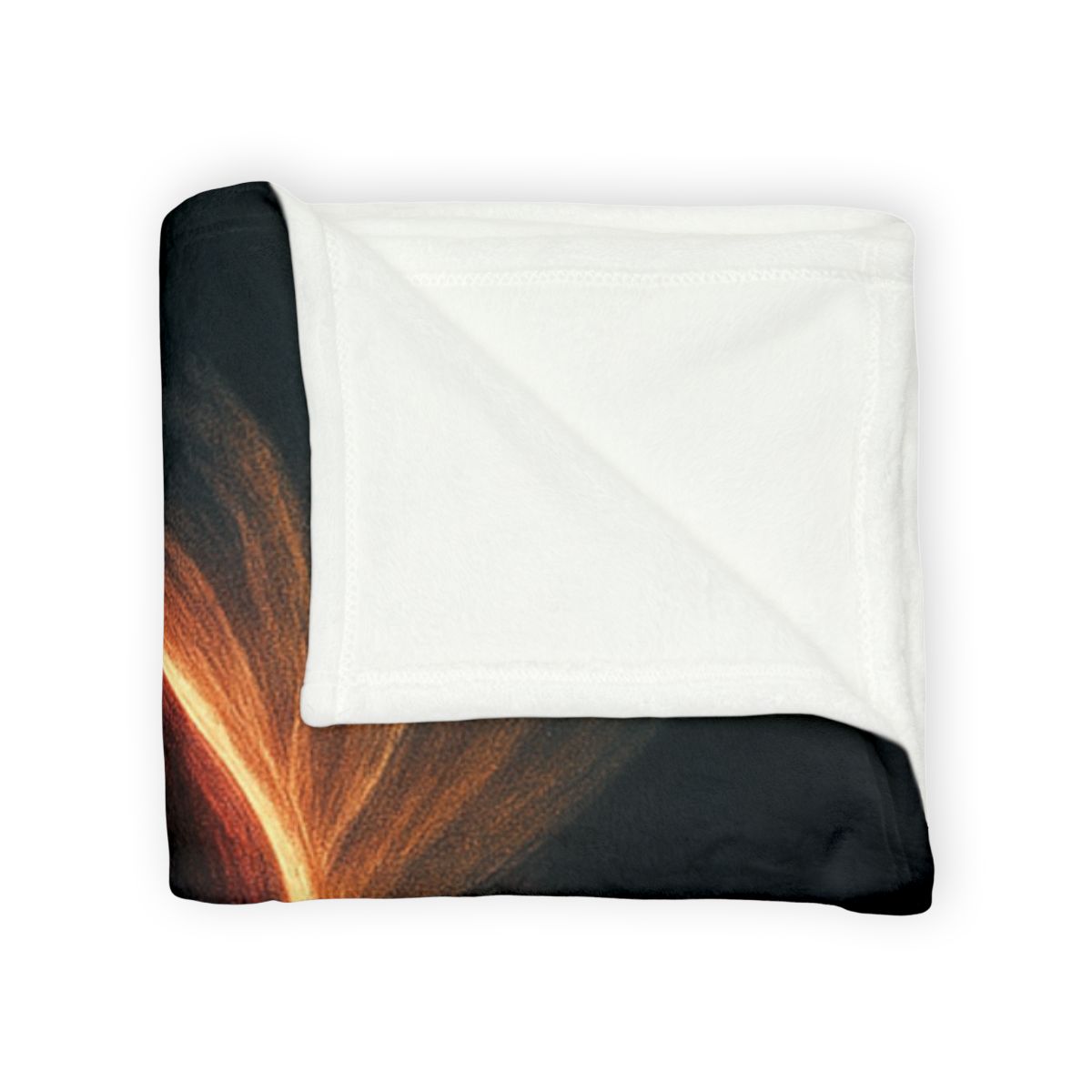 Prismatic Event Horizon Bloom soft fleece blankets