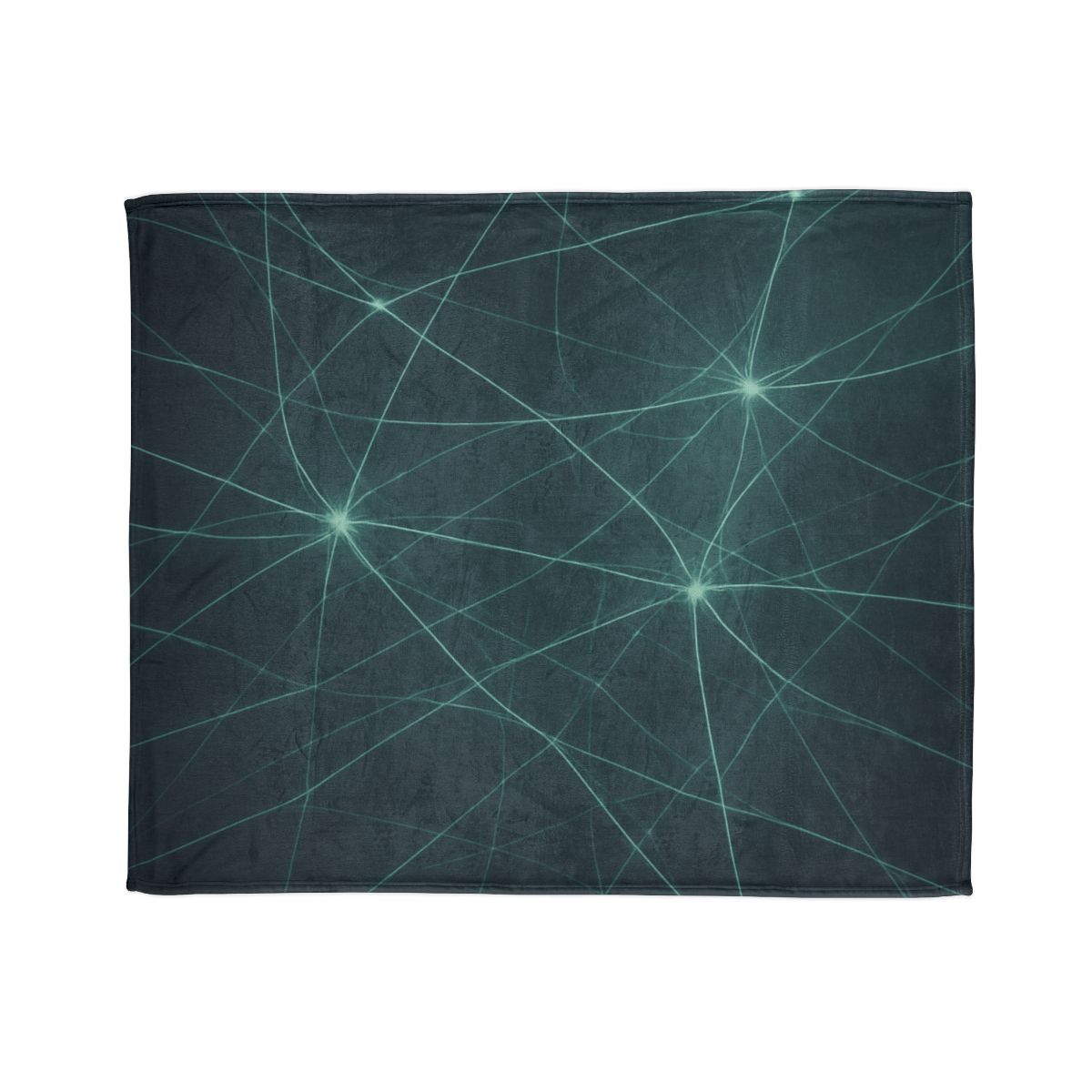 Cosmic Web Filament Glow soft fleece blankets