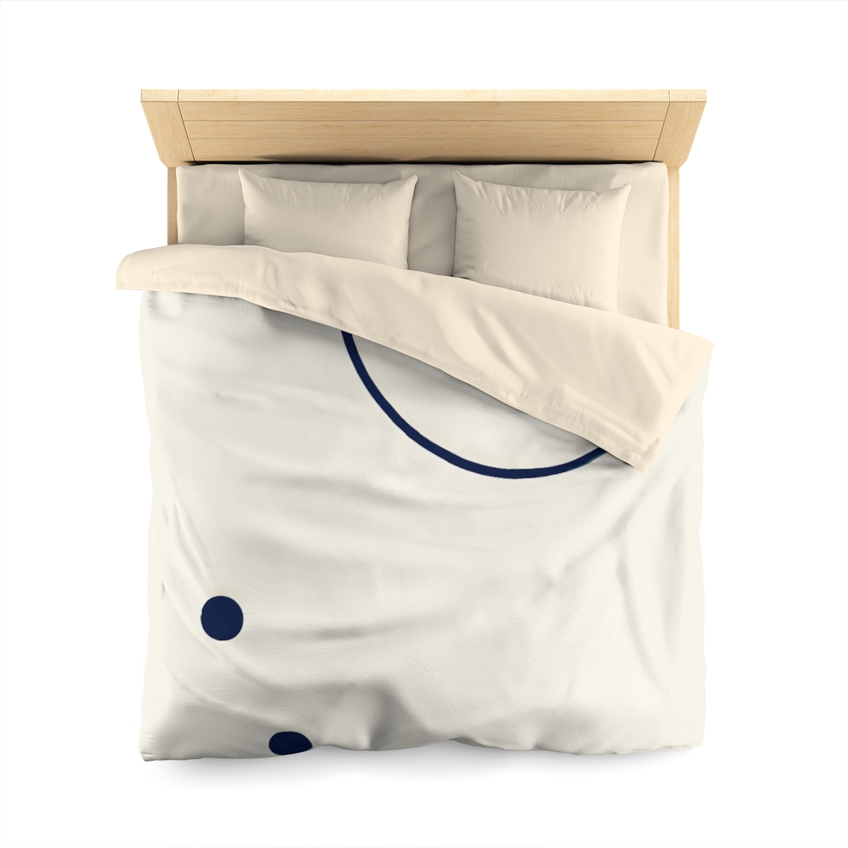 Orbiting Arc And Twin Dots soft comforter duvets