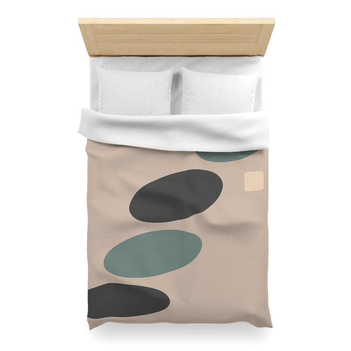 Staggered Ovals With Pause soft comforter duvets