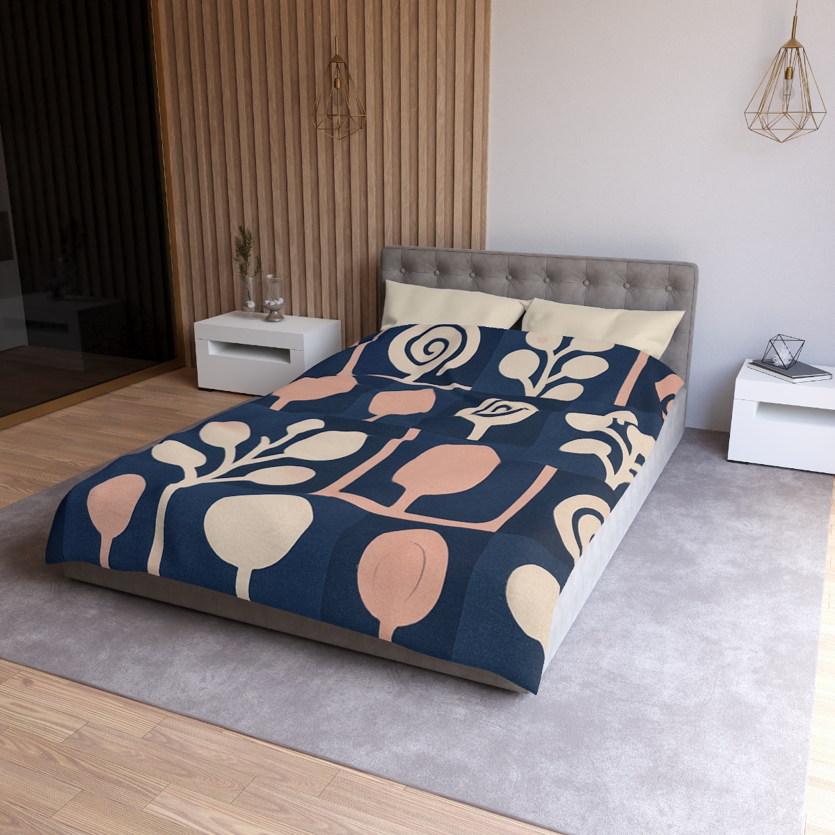 Bud Cluster Mosaic soft comforter duvets