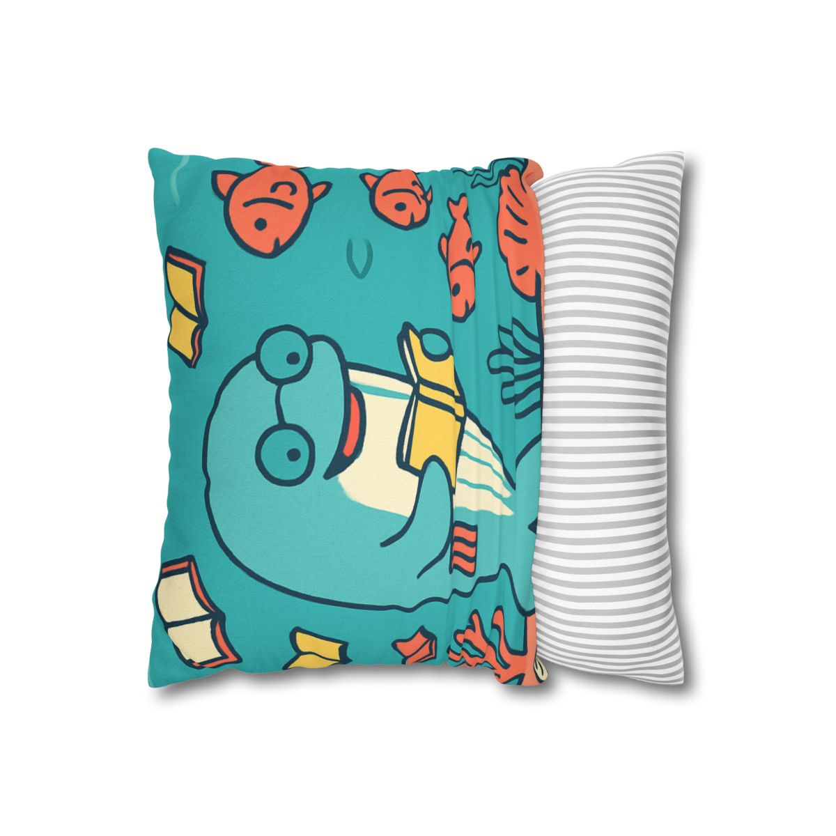 Coral Library Cruise comfortable bedding pillow covers