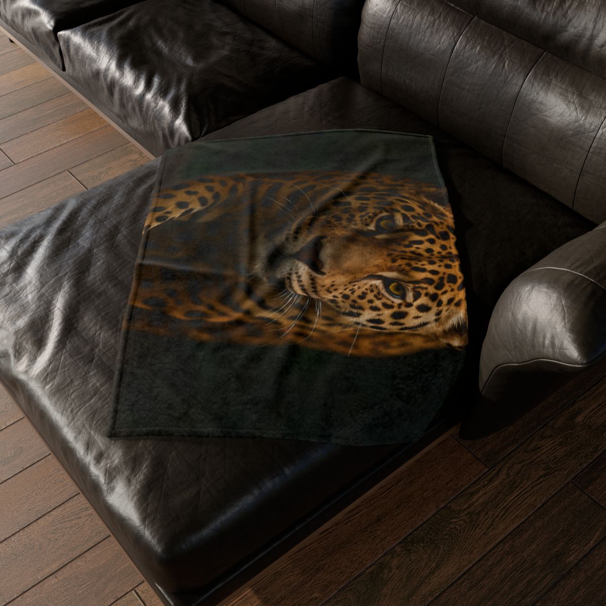 Shadow Mosaic Jaguar designer printed blankets