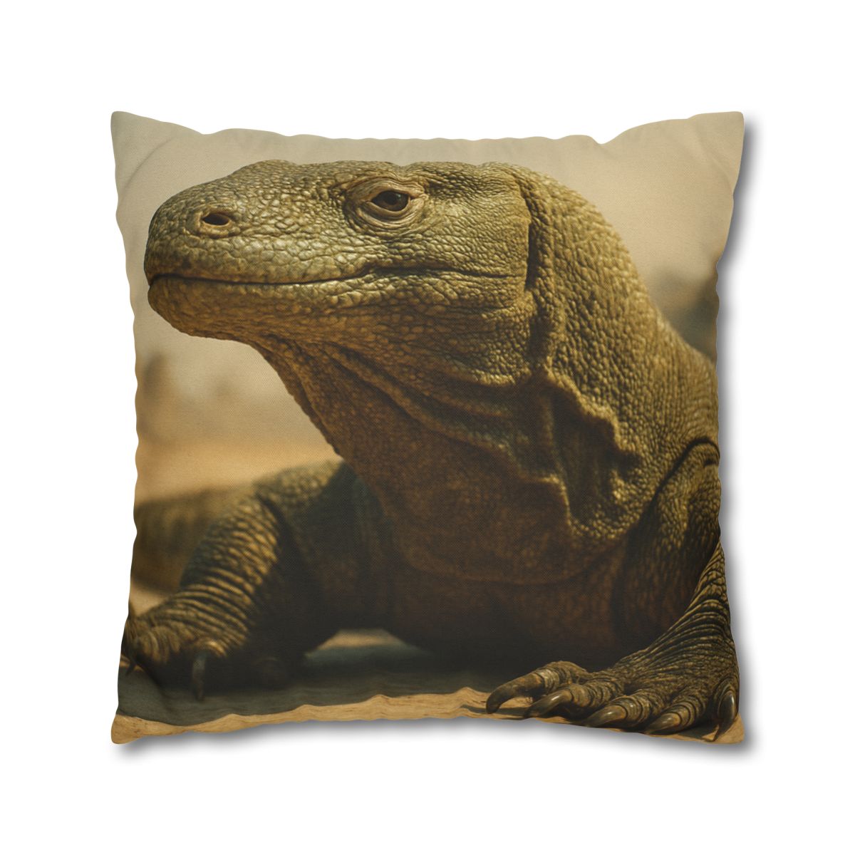 Ancient Sentinel Komodo Dragon soft cotton pillow cases