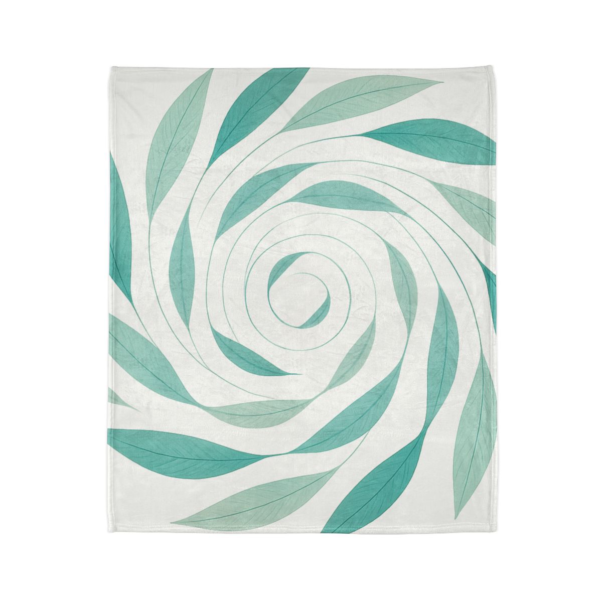 Orbiting Leaf Halo stylish throw blankets