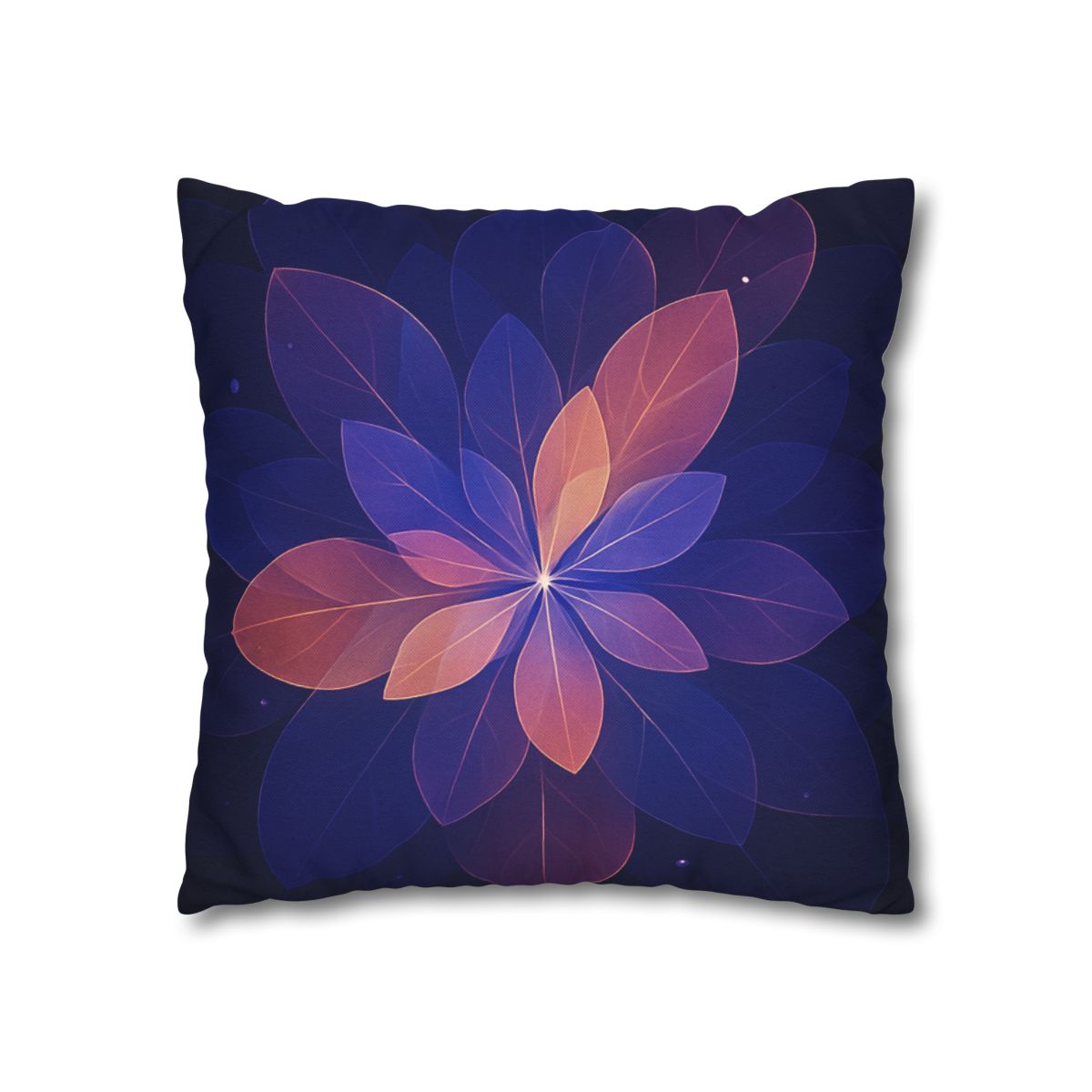 Petal Prism Overlap soft cotton pillow cases