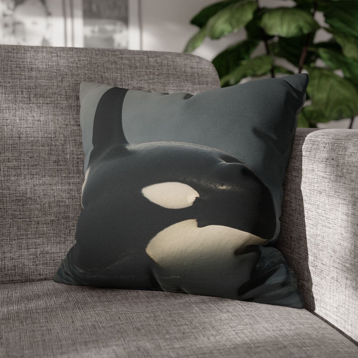 Quiet Current Orca custom pillow cases