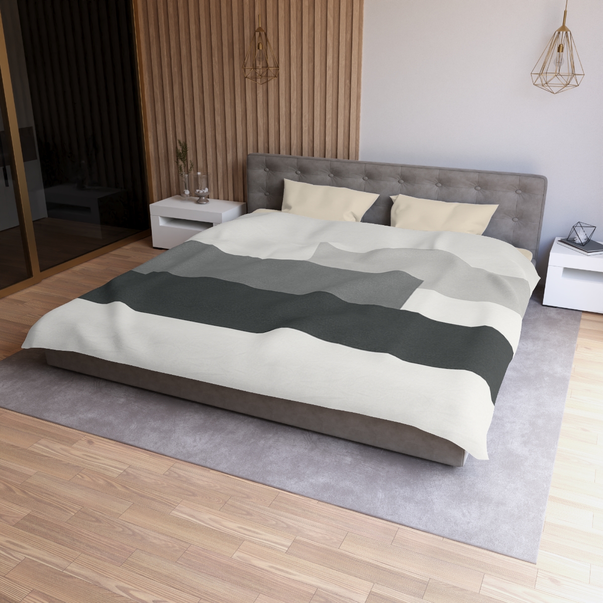 Quiet Bridge Of Three Bars custom duvets