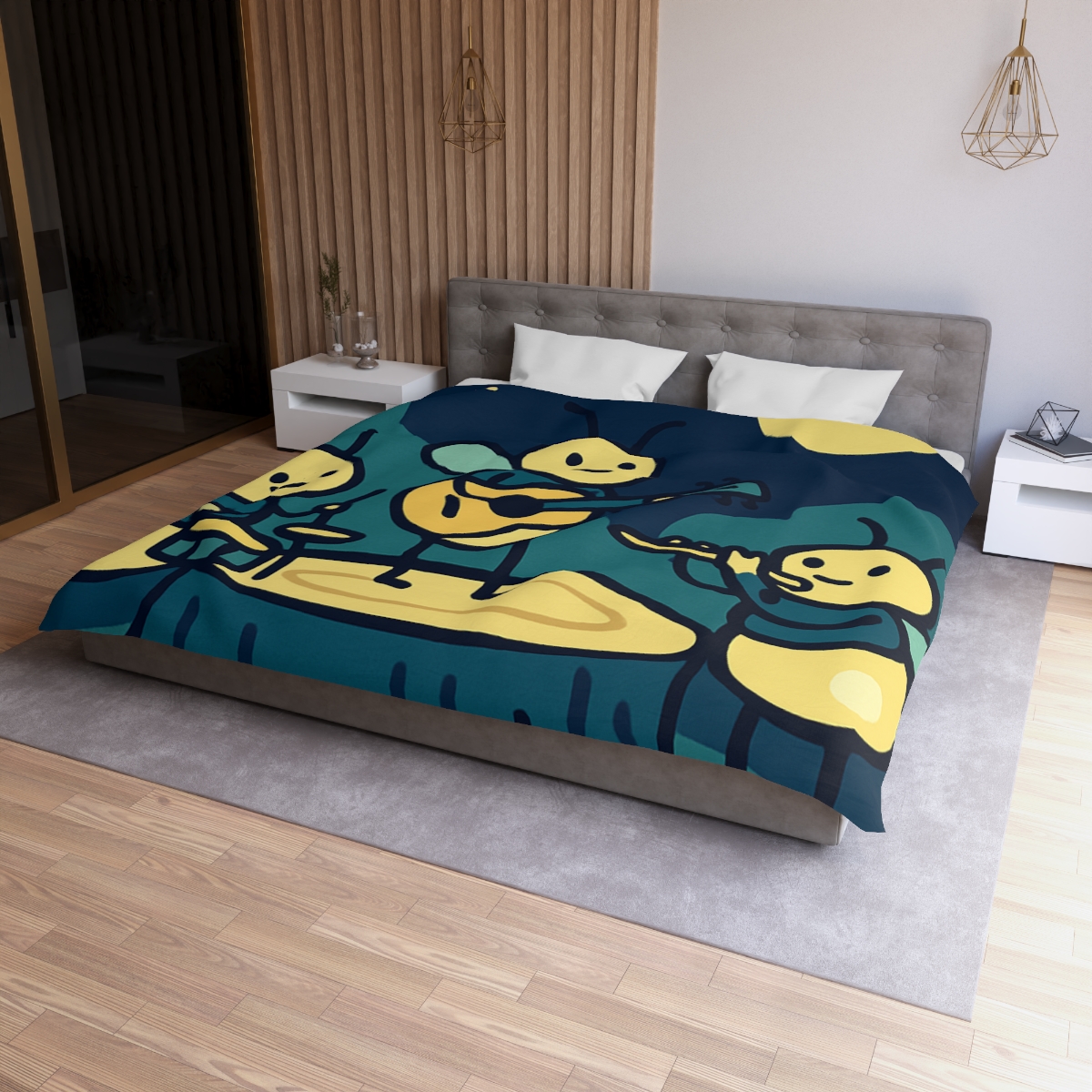 Moonlight Music Of The Firefly Band stylish duvet covers