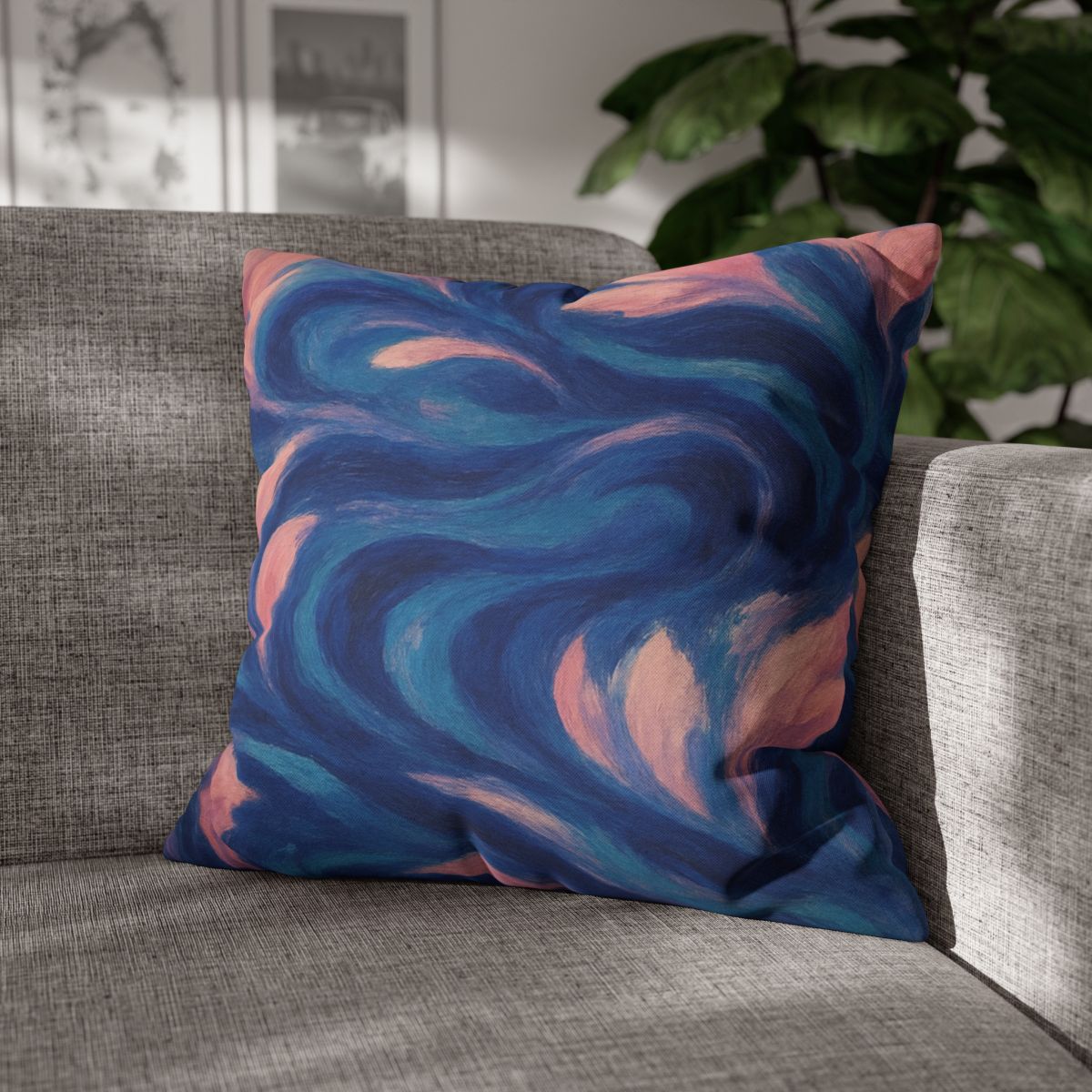 Petal Wave Cascade soft cotton pillow cases