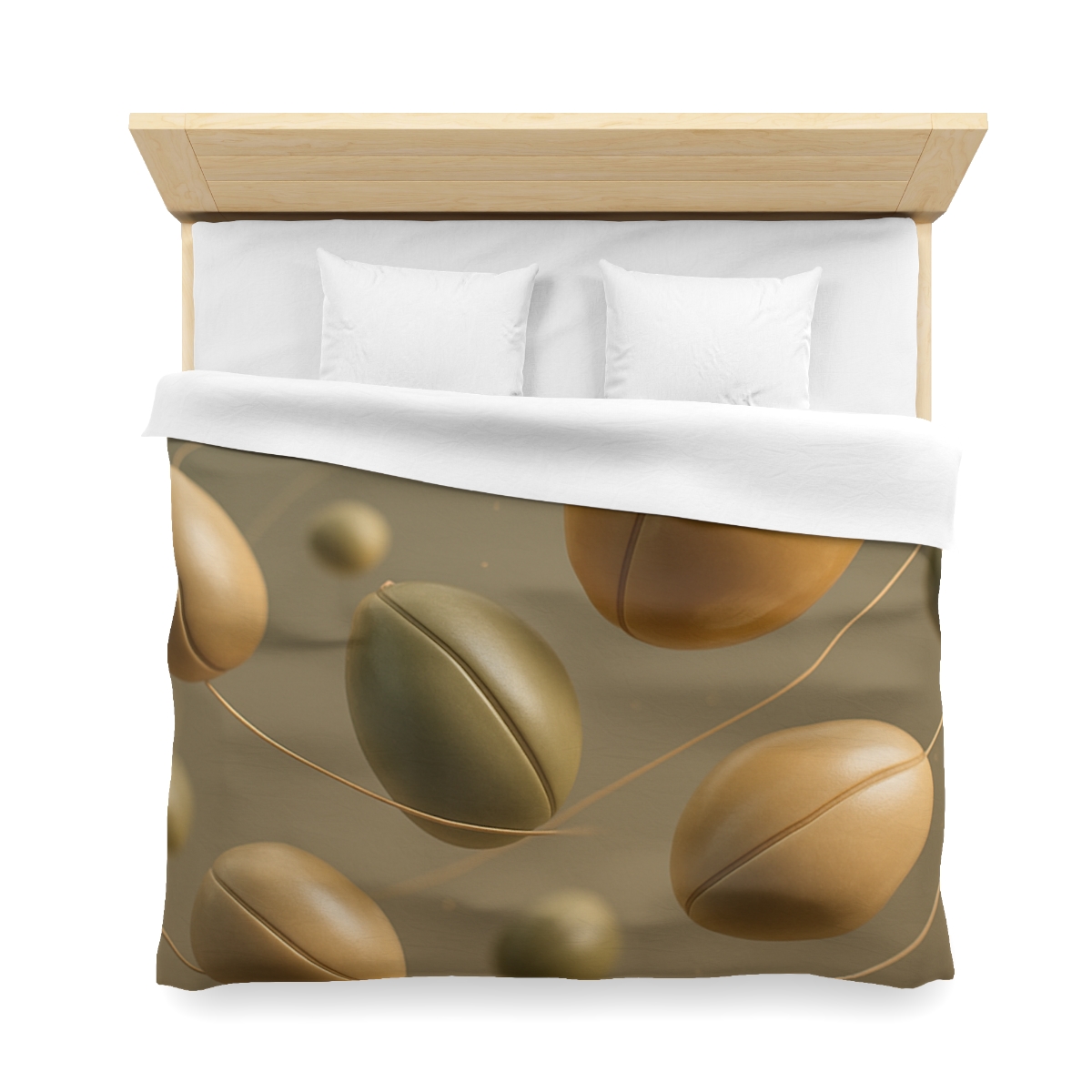 Seed Pod Orbit Cluster designer printed duvets