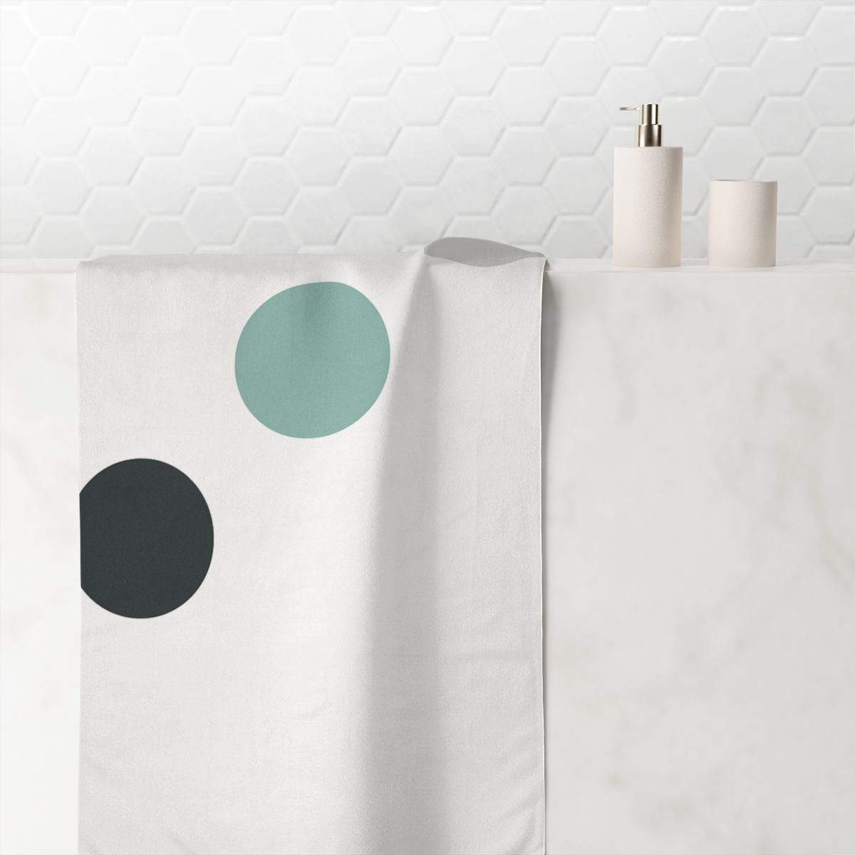 Triad Of Rising Circles unique gift towels