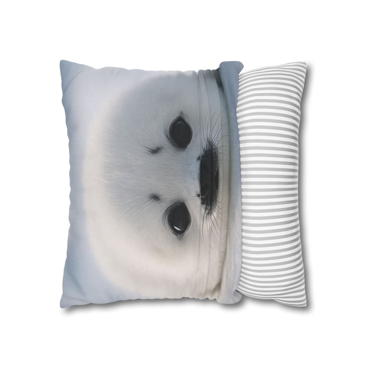 Snow Dream Harp Seal Pup stylish decorative pillowcases