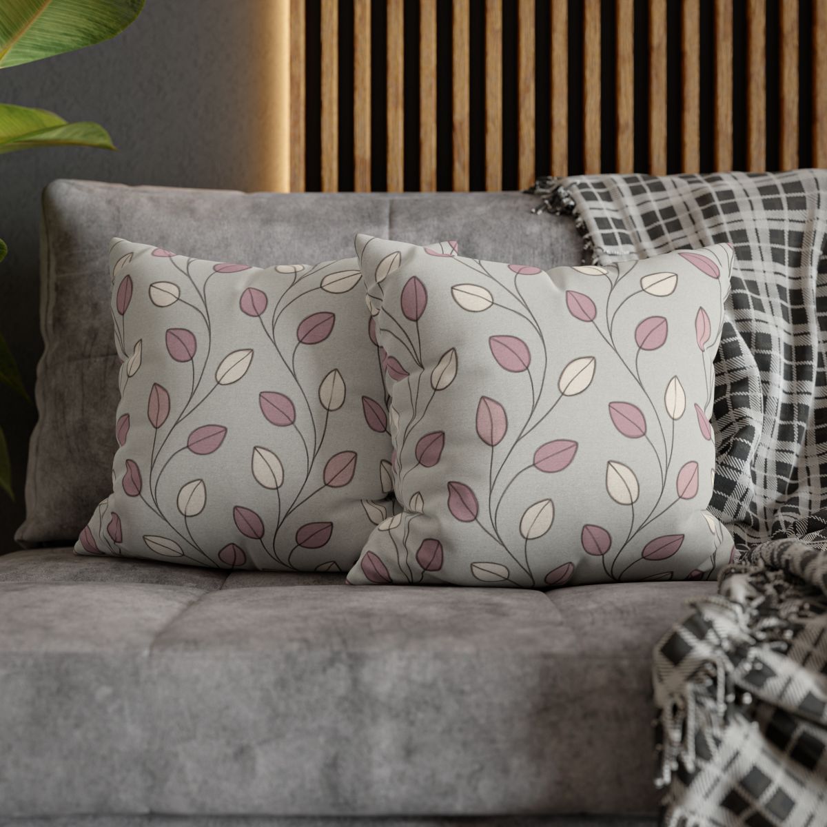 Spiral Bud Cascade custom pillow cases