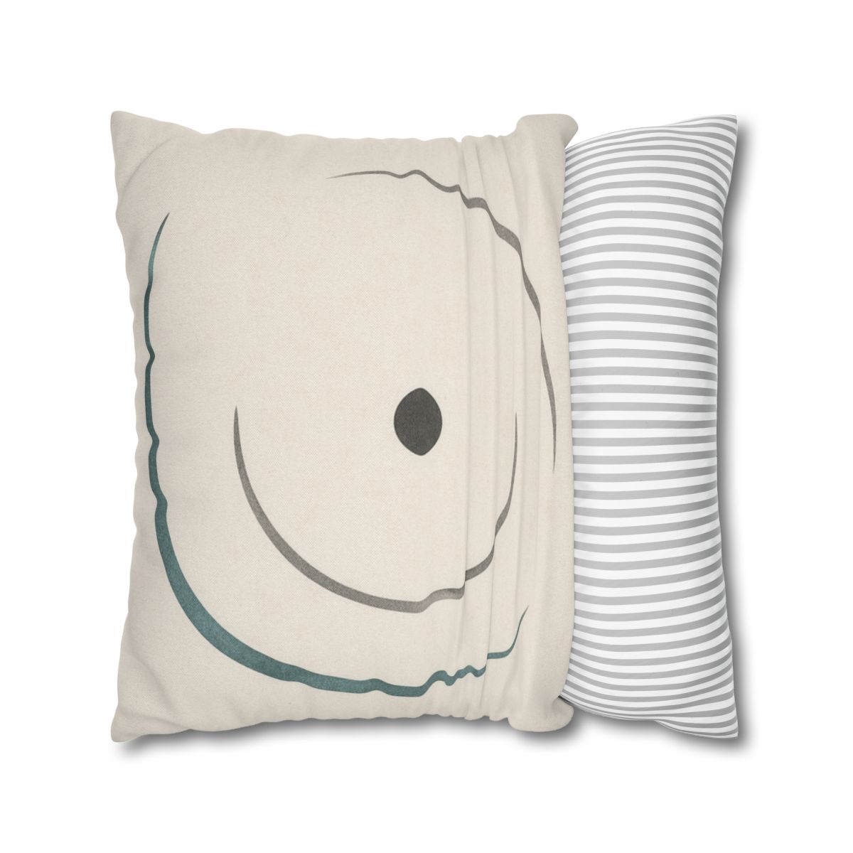 Twin Arcs And Centered Dot soft cotton pillow cases