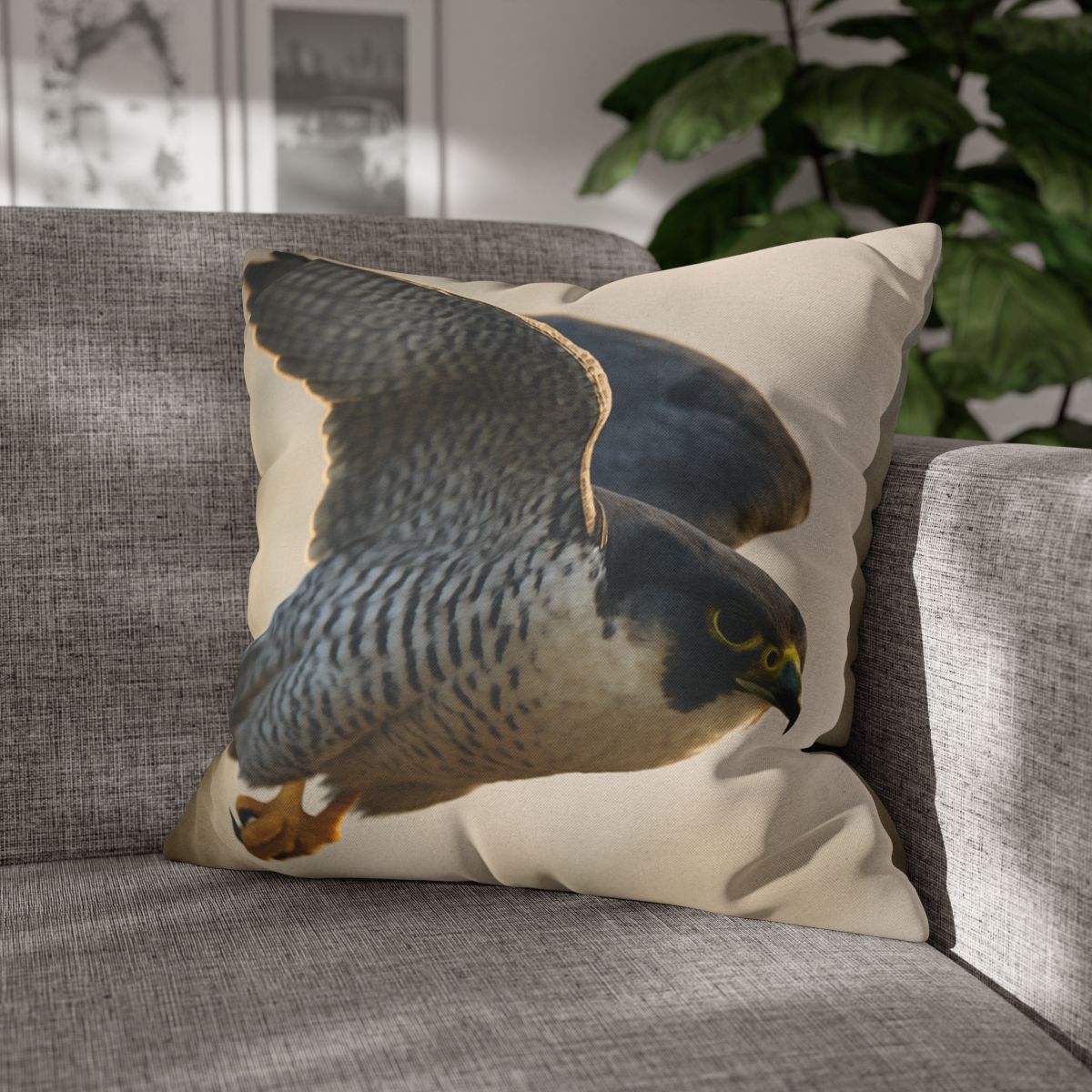Sky Bolt Peregrine Falcon stylish decorative pillowcases