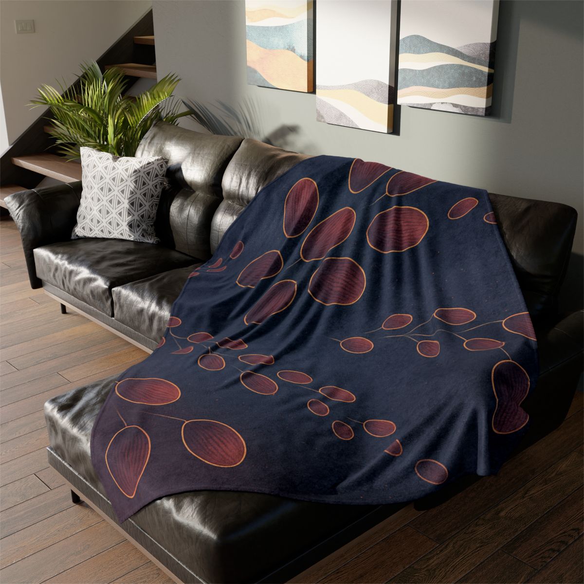 Galactic Seed Cluster decorative home blankets