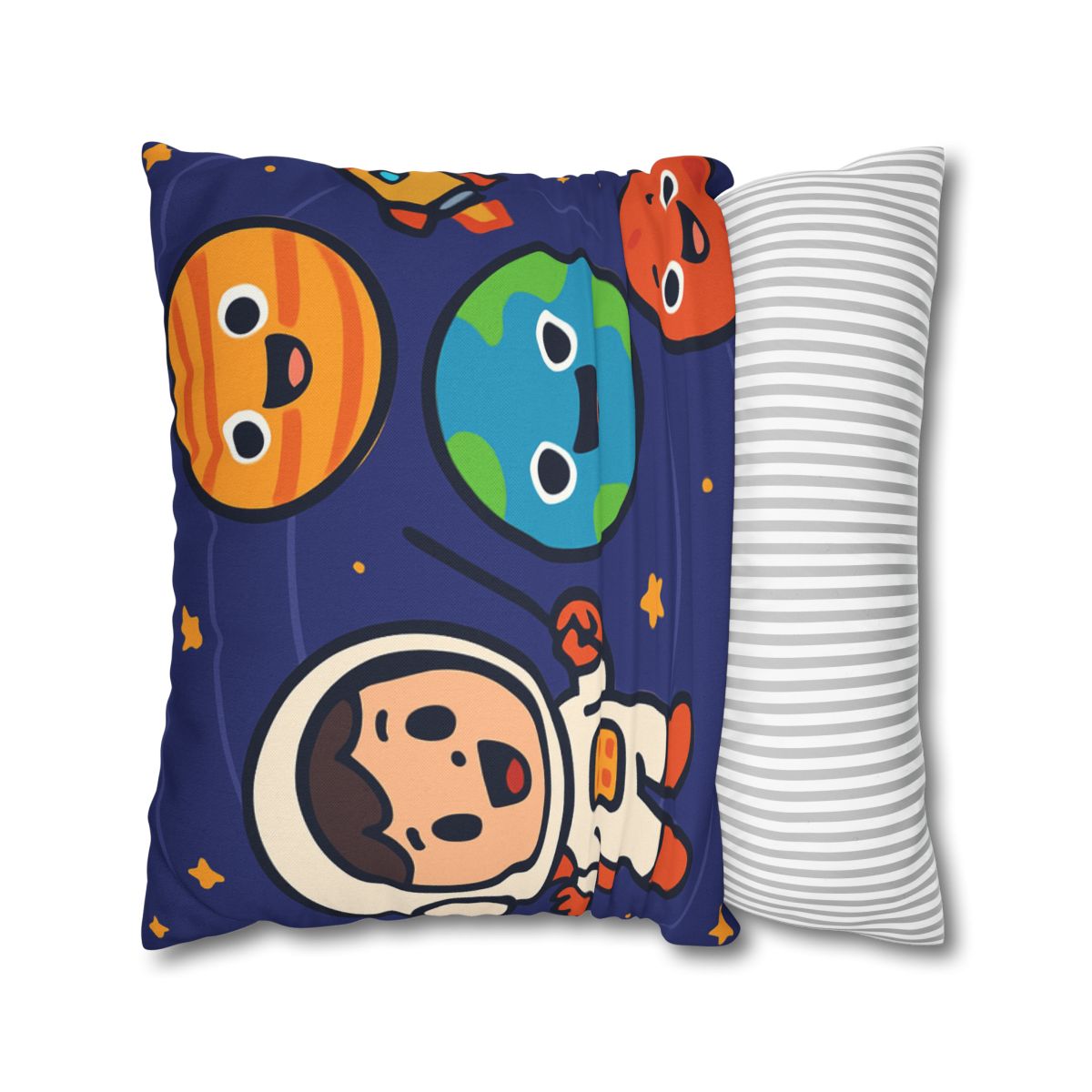 Galaxy School Of Friendly Planets trendy patterned pillow cases