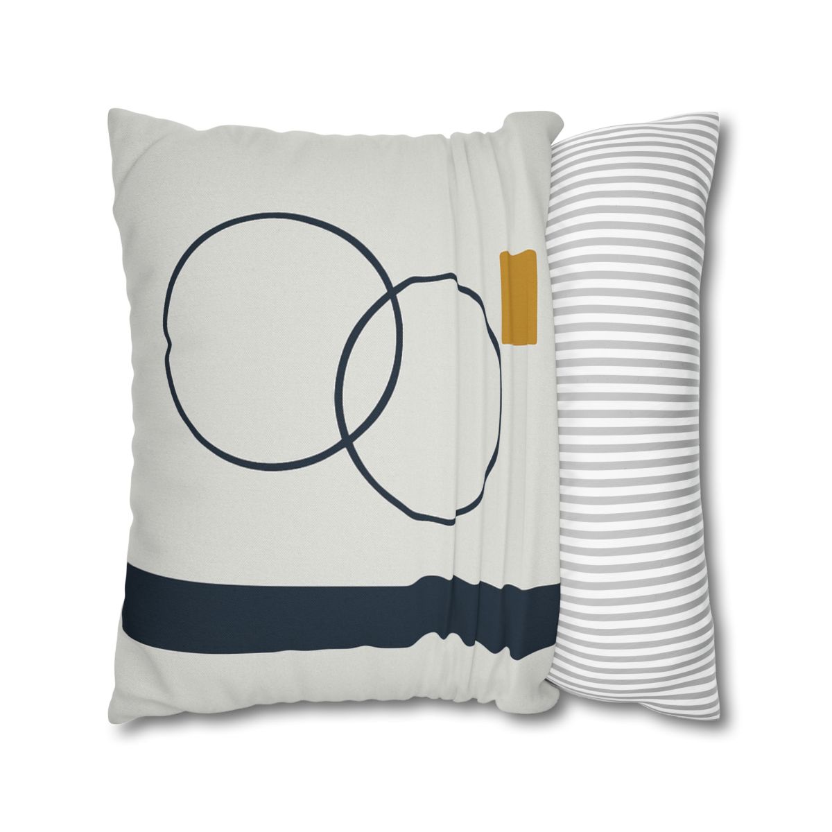 Staggered Rings With Anchored Column custom pillow cases