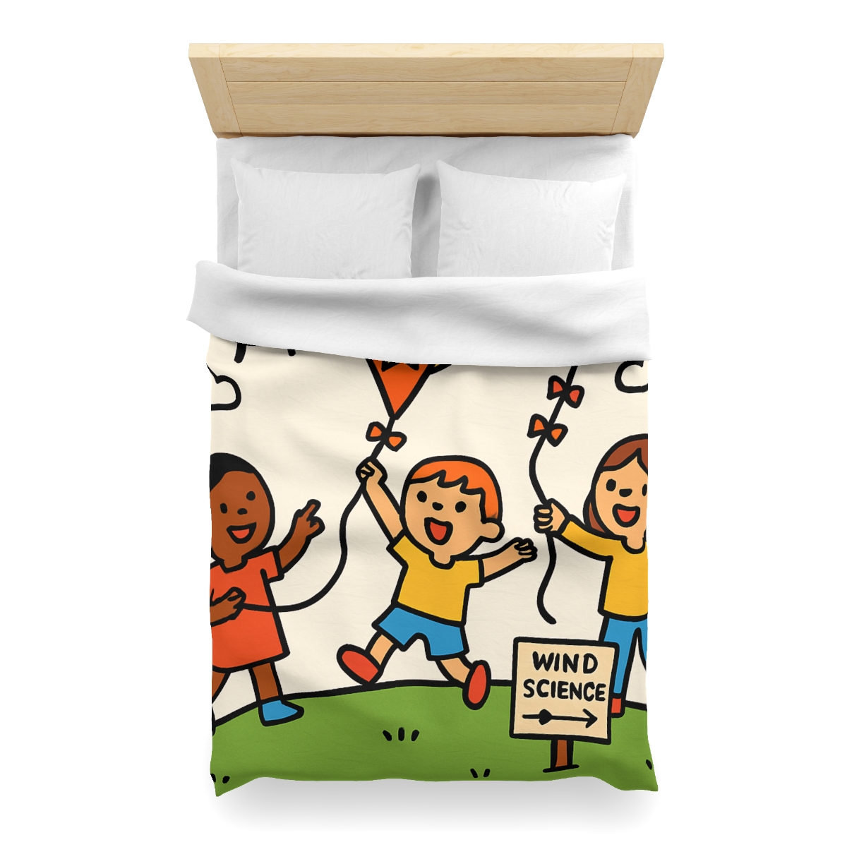 Comet Kite Parade On Cloud Hill soft comforter duvets