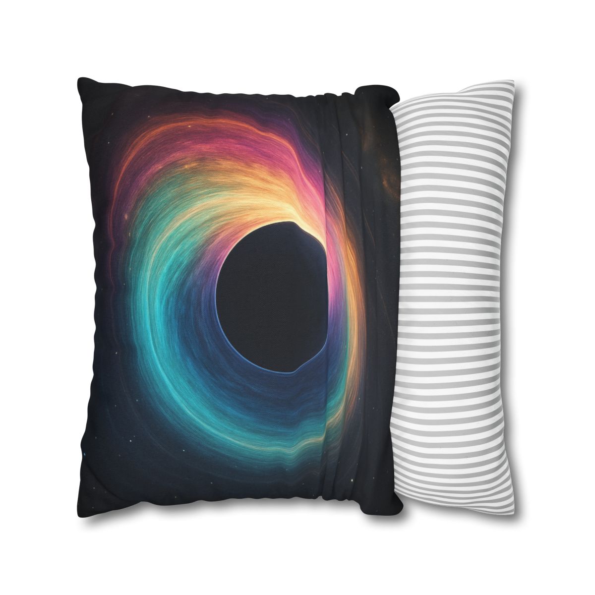 Prismatic Singularity Bloom personalized pillow covers