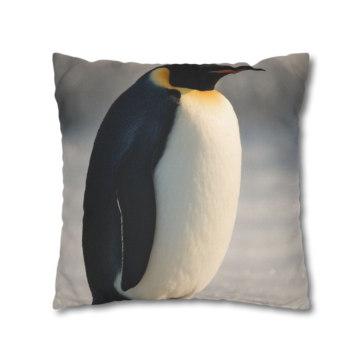 Aurora Drift Emperor Penguin custom pillow cases