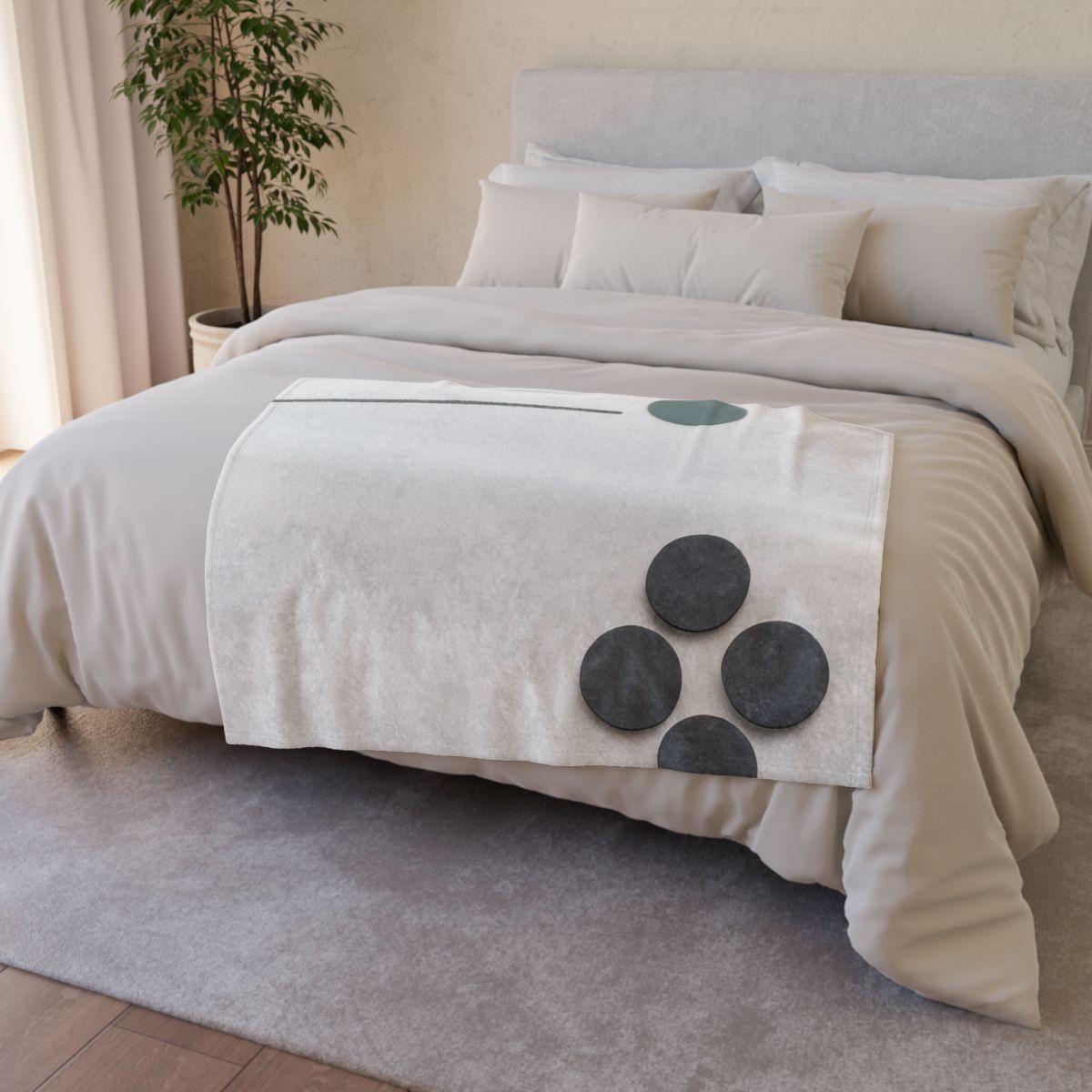 Clustered Dots With Broken Line trendy patterned blankets