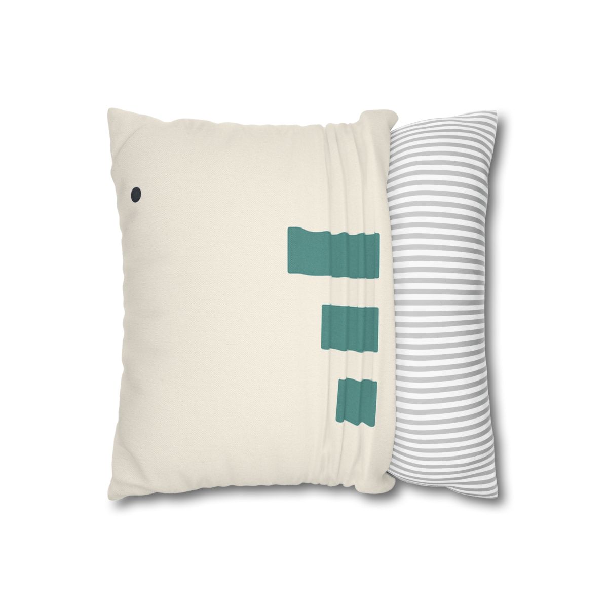 Sloping Trio With Distant Dot designer print pillow cases