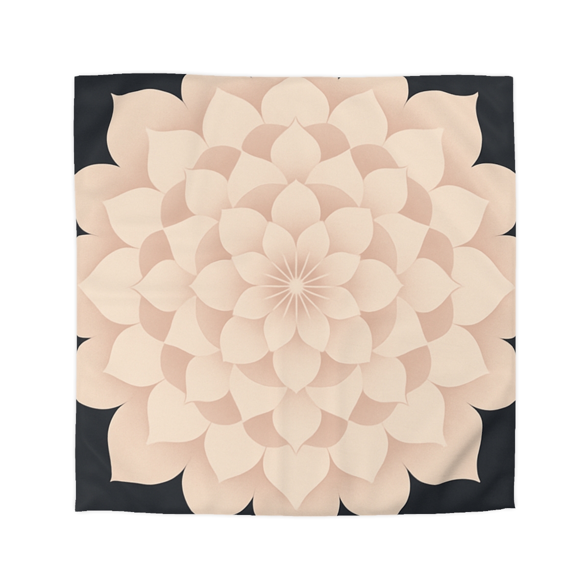 Petal Orbit Mandala personalized bedding duvets