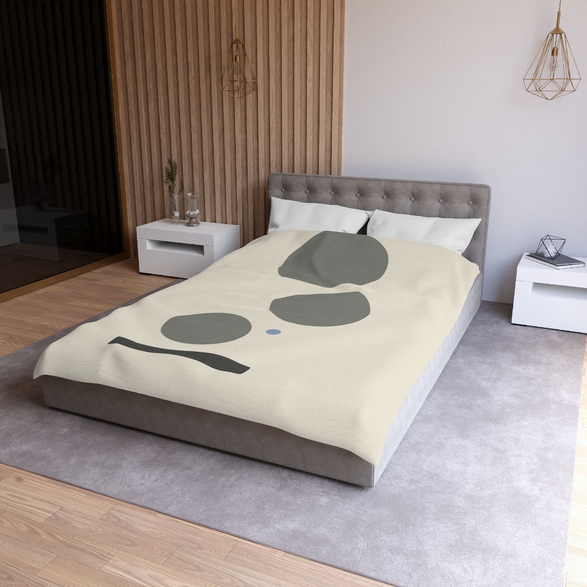 Triad Of Moons In Silent Descent custom duvets